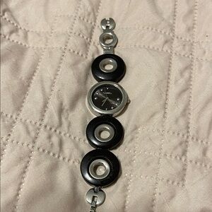 Fossil Black and Silver Women's Watch